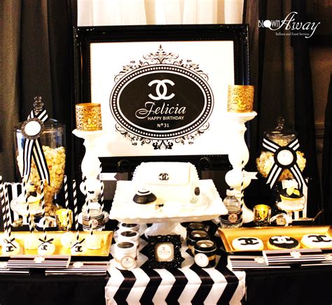 Coco Chanel Birthday Party Decoration Themes Ideas .